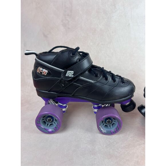 Rock Skates GT-50 Black Roller Skates Size 7 M (8 W) USA Sure Grip Roller Derby - Picture 6 of 11
